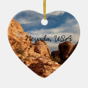 BLUSK Blue Sky ontmoet Red Rock Keramisch Ornament