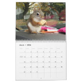 Bluster the Red Squirrel 2026 Calendar Kalender (Mar 2026)