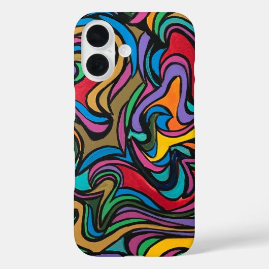 Blustery Day-Hand Painted Abstract Art Case-Mate iPhone Case (Achterkant)