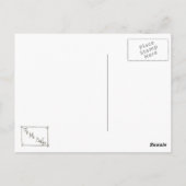 Blustery Snowman Briefkaart (Achterkant)