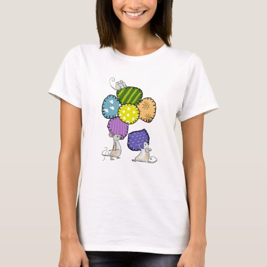 Blüte nähen t-shirt (Voorkant)