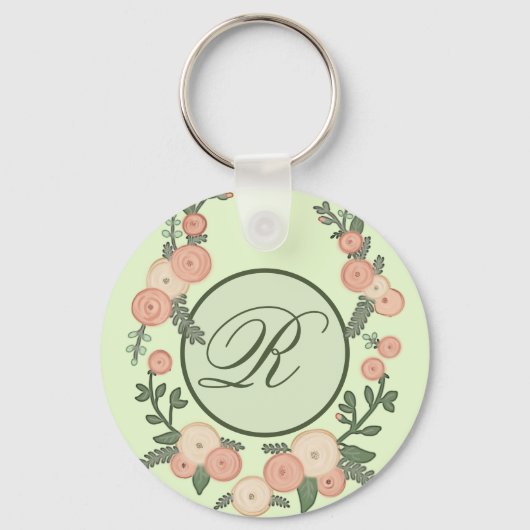 Blütenkranz personalisiert sleutelhanger (Voorkant)