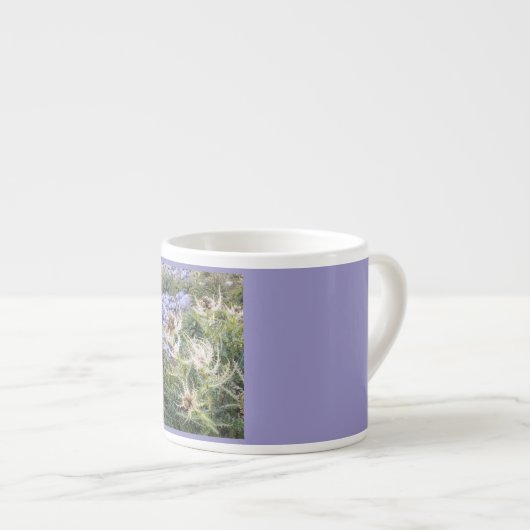 Blütenschlückchen – Silberdistel Espresso Kop (Voorkant rechts)