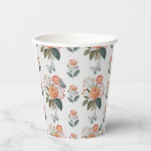 Blütenzauber mit Schmetterlingsflügeln Papieren Bekers (Voorkant)