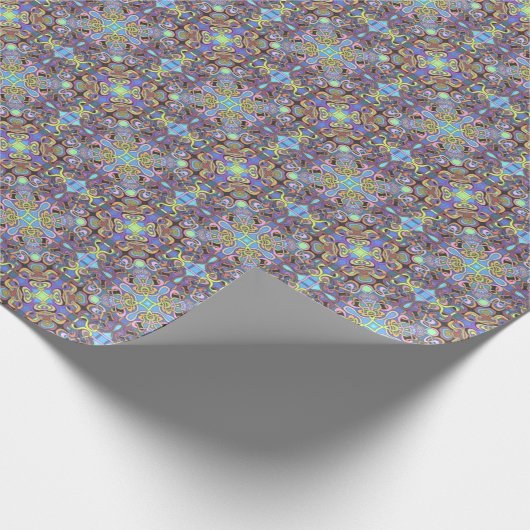 Blutricity pattern cadeaupapier (Hoek)
