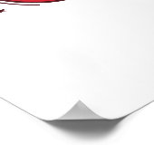 Bluttropfen mit Sonnenbrille Blutgruppe AB Poster (Hoek)