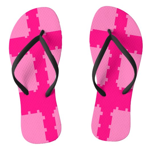"Bluvio Pink on Pink" Teenslippers (Voetbed)