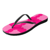"Bluvio Pink on Pink" Teenslippers (Schuin)