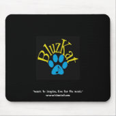 BluzKat Logo Mousepad Muismat (Voorkant)