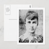 Bly ~ Nellie/Journalist World Traveler Briefkaart (Voorkant / Achterkant)