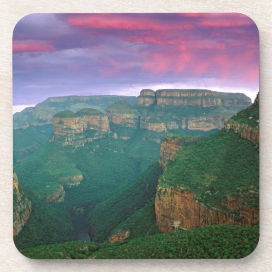 Blyde River Canyon op Sunset, Zuid-Afrika Onderzetter (Voorkant)