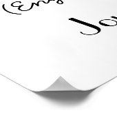 Blysse English Origin with betekenis in White Poster (Hoek)