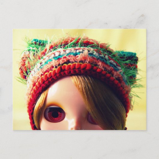 Blythe blonde briefkaart (Voorkant)