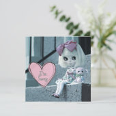 Blythe Doll "Sorry"-kaart Kaart (Staand voorkant)