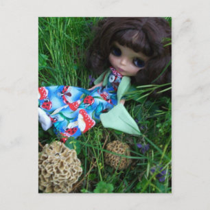 Blythe en paddenstoelen II Briefkaart