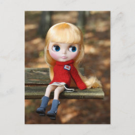 Blythe gold briefkaart