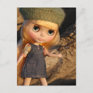 Blythe gold briefkaart