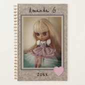 Blythe pop retro-olidaal design personaliz planner (Voorkant)