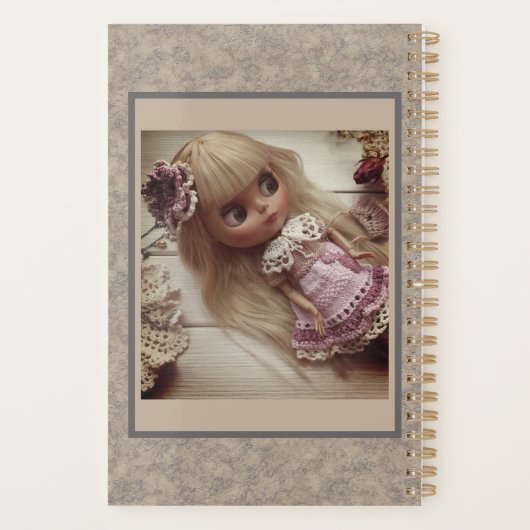 Blythe pop retro-olidaal design personaliz planner (Achterkant)