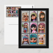 blythe poppen foto ' s acryldruk briefkaart (Voorkant / Achterkant)