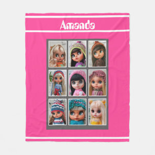 blythe poppen foto's fleece deken