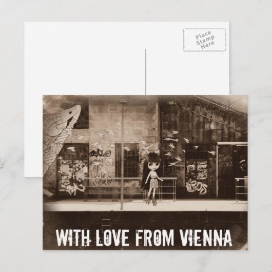 Blythe Raspberry Sorbet Briefkaart (Voorkant / Achterkant)