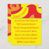 BM Bar Bat Mitswa behuizing/richting Kaart werveli (Voorkant / Achterkant)