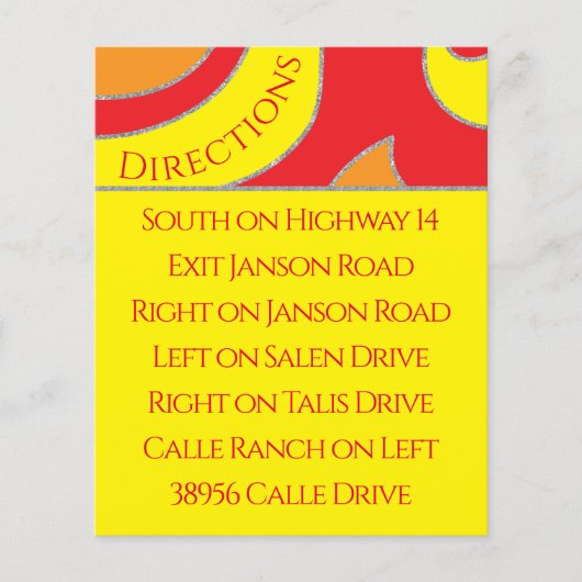 BM Bar Bat Mitswa behuizing/richting Kaart werveli (Voorkant)