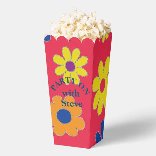 BM Bar Bat Mitswa Bloemen Bedankdoosjes (Popped)