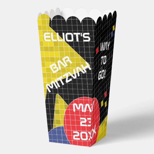 BM Bar Bat Mitswa GAME ON Bedankdoosjes (Voorkant)