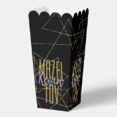 BM Bar Bat Mitswa Gold Stars Bedankdoosjes (Achterkant)