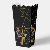 BM Bar Bat Mitswa Gold Stars Bedankdoosjes (Voorkant)