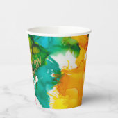 BM Bar Bat Mitswa Paper Cup Splash van kleur Papieren Bekers (Links)