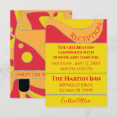 BM Bar Bat Mitswa Receptie Kaarten Golven (Voorkant / Achterkant)