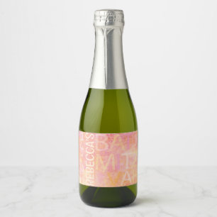 BM Bar Bat Mitswa Simply Subtle Mini Sparkling Wijnetiket