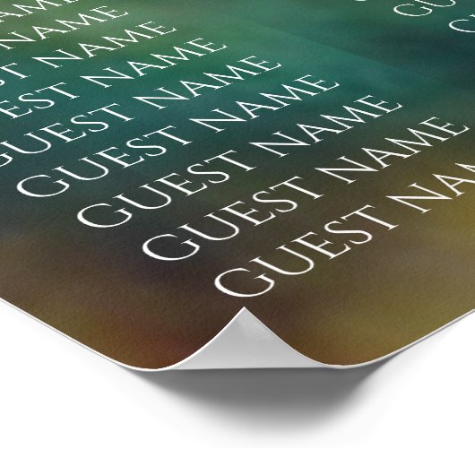 BM Bar & Bat Mitswa uit de wereldkaart Poster (Hoek)