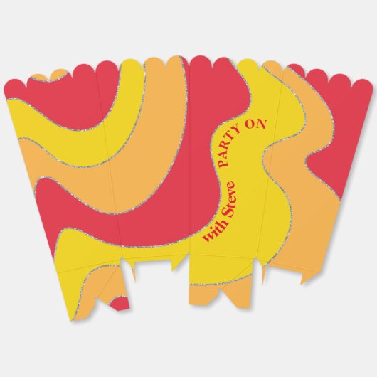 BM Bar Bat Mitswa Waves Bedankdoosjes (Ongevouwen)