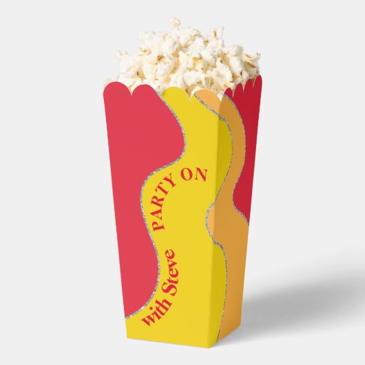 BM Bar Bat Mitswa Waves Bedankdoosjes (Popped)