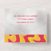 BM Bar Bat Mitzvah Alles Een Uitnodiging Glitter W (Achterkant)