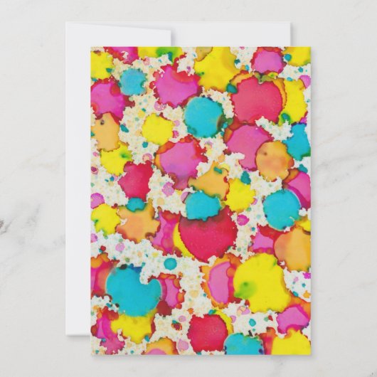 BM Bar Bat Mitzvah Confetti De datum opslaan Save The Date (Achterkant)