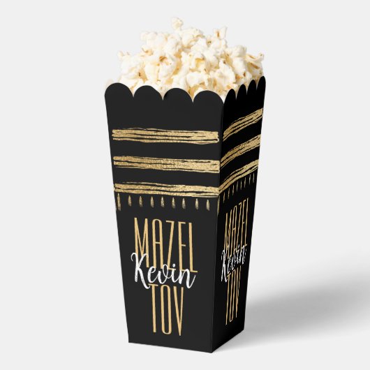 BM Bar Bat Mitzvah Elegant Bedankdoosjes (Popped)