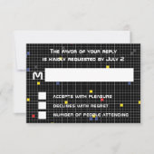 BM Bar Bat Mitzvah Game On RSVP Kaartje (Voorkant)