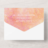 BM Bar Bat Mitzvah Gewoon Subtiel All In One Uitnodiging (Achterkant)