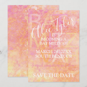 BM Bar Bat Mitzvah Gewoon Subtiel Save The Date