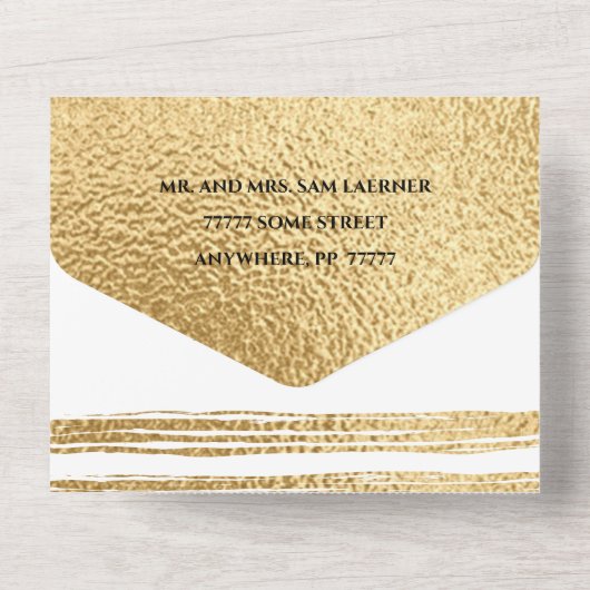 BM Bar/Bat Mitzvah Iedereen Uitnodiging Buitenruim (Achterkant)