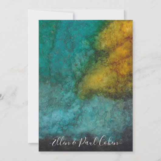 BM Bar Bat Mitzvah Uit deze wereld Save the Date (Achterkant)