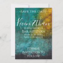 BM Bar Bat Mitzvah Uit deze wereld Save the Date