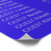 BM Bar & Bat Mitzvah Zilver Bloemen Zitting Grafie Poster (Hoek)