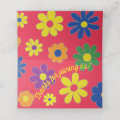 BM Bar en Bat Mitswa Bloemen Plaatskaarten Plaatskaartje (Binnenkant ongevouwen)