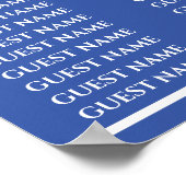 BM Bar en Bat Mitswa bloemrijke zithoek Poster (Hoek)